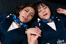 Aya Komatsu & Saki Kawanami's Sticky Bukkake Facial